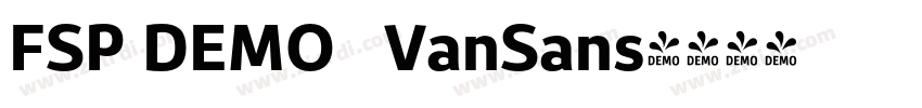 FSP DEMO   VanSans字体转换